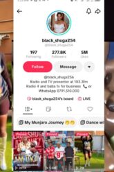 Watch: Ugandan Tiktoker and media personality black shuga trending videos